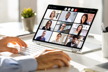 Online Digital HR Video Conference Webinar