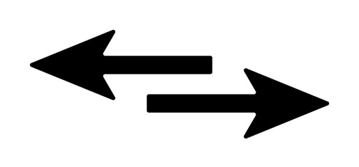 arrow, right, navigation, left icon. Element of direction icon. Signs and symbols collection icon for websites, web design, mobile app on white background