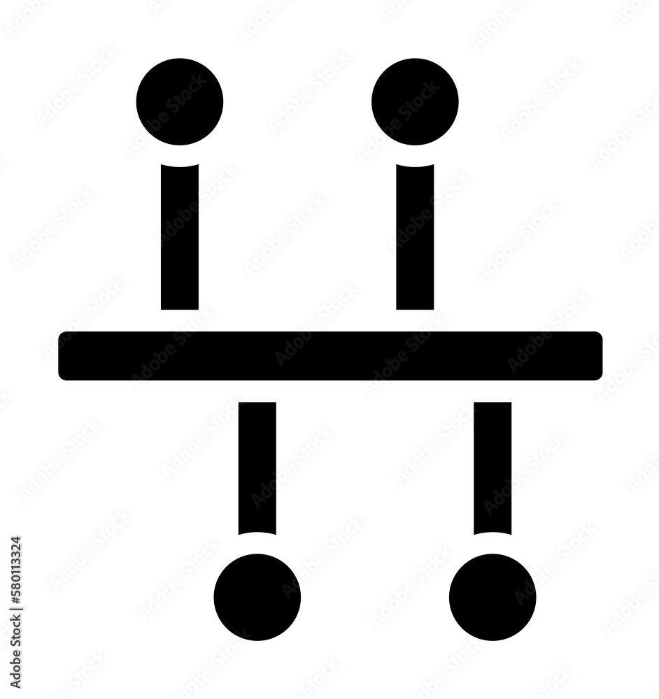 Poster chart line point icon. simple business performance icons for ui and ux, website or mobile applicatio