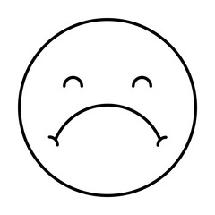 Tongue out, emotions icon. Simple line, outline expression of mood icons for ui and ux, website or mobile application on white background