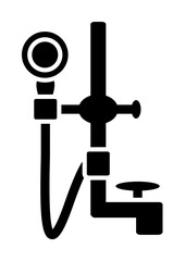 Shower, tool, bathroom icon. Simple bathroom icons for ui and ux, website or mobile application on white background