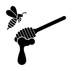 spindle, honey, bee icon. Element of beekeeping icon. Premium quality graphic design icon. Signs and symbols collection icon for websites, web design, mobile app on white background