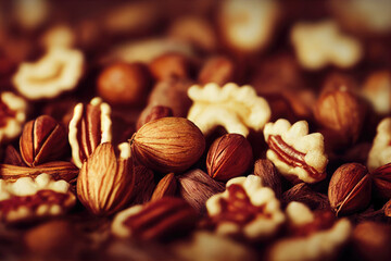 close up of nuts