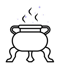 China culture, pot icon. Element of China culture icon. Thin line icon for website design and development, app development. Premium icon on white background