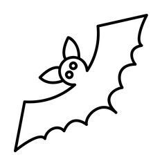 Bat, magic icon. Element of fairy Tale icon on white background