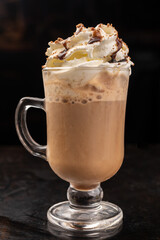 Drink - Iced Drink with amarula liqueur and whipped cream
