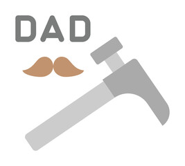 Wrench icon. Simple color elements of cultural activities icons for ui and ux, website or mobile application on white background
