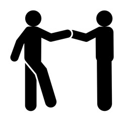 Boys friend icon. Element of friends icon on white background