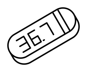 Gadget, thermometry icon. Element of gadget icon on white background