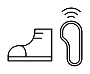 Gadget, shoes icon. Element of gadget icon on white background