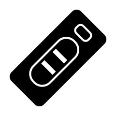 Pregnancy test icon. Simple gynaecology icons for ui and ux, website or mobile application on white background