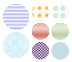 Hand drawn circles set
