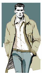 Vector for fashion poster , fashion , illustration , multipurpose illustration