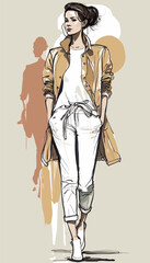 Vector for fashion poster , fashion , illustration , multipurpose illustration