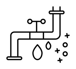 Pipe drop job icon. Element of labor icon on white background