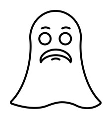 Ghost, magic icon. Element of magic for mobile concept and web apps icon. Thin line icon for website design and development on white background