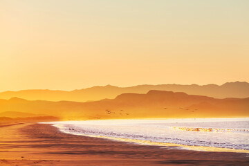 Fototapeta premium Sea sunset