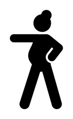 Sport, Pilates, mother, pregnant icon. Element of maternity icon. Premium quality graphic design icon. Signs and symbols collection icon for websites, web design, mobile app on white background