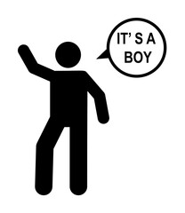 Dad, pregnant, baby, girl icon. Element of maternity icon. Premium quality graphic design icon. Signs and symbols collection icon for websites, web design, mobile app on white background