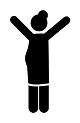 Happy, young, mother, pregnant, spouse icon. Element of maternity icon. Premium quality graphic design icon. Signs and symbols collection icon for websites, web design, mobile app on white background