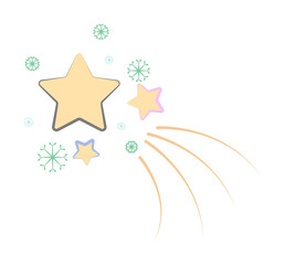 Christmas Bethlehem icon. Element of Christmas for mobile concept and web apps. Colored Christmas star illustration can be used for web on white background