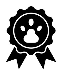 Medal, pet icon. Simple elements of animals store icons for ui and ux, website or mobile application on white background