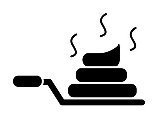 Poop, shovel icon. Simple elements of animals store icons for ui and ux, website or mobile application on white background