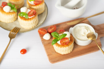 Rustico - traditional pastry from Lecce, Italy