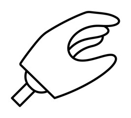 Prosthetic, arms icon. Element of prosthetics thin line icon on white background
