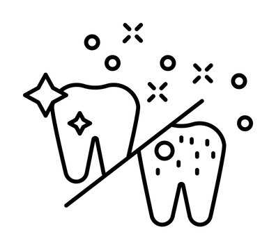 Teeth, cigarette icon. Element of quit smoking icon on white background
