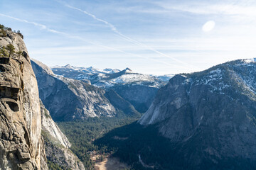 Beautiful view from the Upper Yosemite Trail in Yosemite National Park