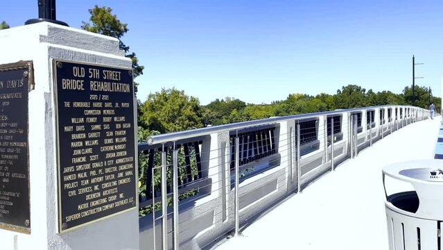 Augusta Georgia Riverwalk old 5th street bridge Memorial