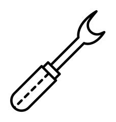 Ripper, cutter icon. Simple line, outline elements of tailor for ui and ux, website or mobile application on white background