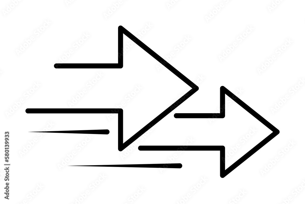 Poster speed option icon. element of speed for mobile concept and web apps illustration. thin line icon for