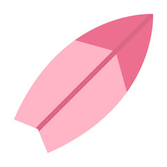 Surf board, sport icon. Simple color elements of vacation icons for ui and ux, website or mobile application on white background