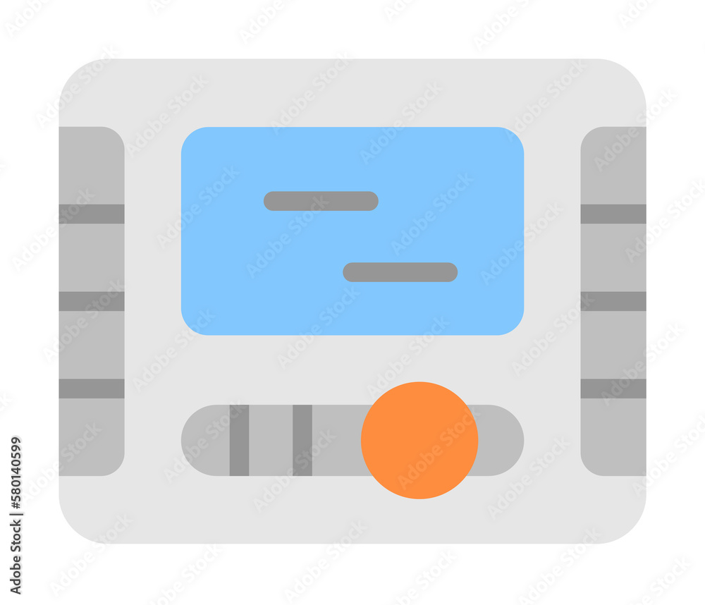Poster monitor icon. simple color elements of taxi service icons for ui and ux, website or mobile applicati