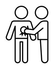 Player, winner icon. Element of winner line icon on white background