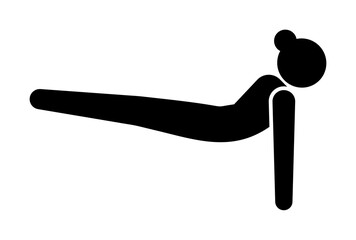 Women, yoga, position icon. Element of yoga position icon. Premium quality graphic design icon. Signs and symbols collection icon for websites on white background