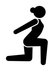 Women, yoga, position icon. Element of yoga position icon. Premium quality graphic design icon. Signs and symbols collection icon for websites on white background