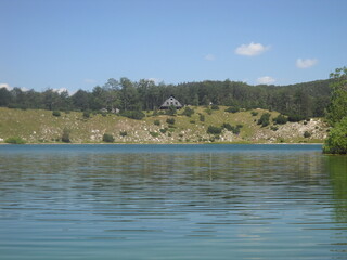 lake in the mountains