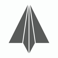 paper plane icon, plane vector illustration
