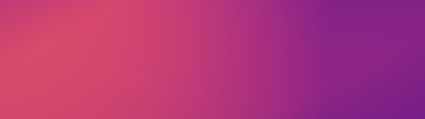 Viva magenta and purple gradient background. Wide banner with space for text or design. Blank template. Bright colors illustration. Abstract graphic wallpaper. Smooth colorful texture