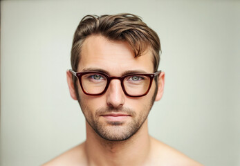 Hipster Eyeglasses Suspect - AI Sketch of the Zodiac Killer - Generative AI