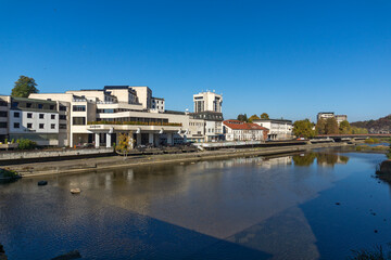 Naklejka premium Аutumn view of center of town of Lovech, Bulgaria