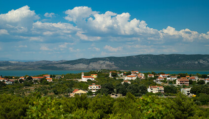 Fototapeta na wymiar Town landscape in Croatia
