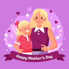 happy Mother's Day Illustration