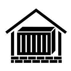 Vector illustration, logo, icon. Logistics, delivery. Isolated on a white background .