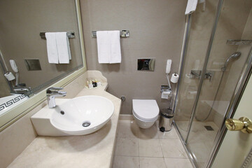 ホテルのバスルーム