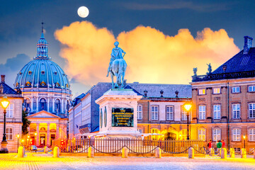 Amalienborg, Kopenhagen, Dänemark