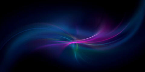 Abstract transparent colorful crystal shapes. Fantasy light background. Digital fractal art